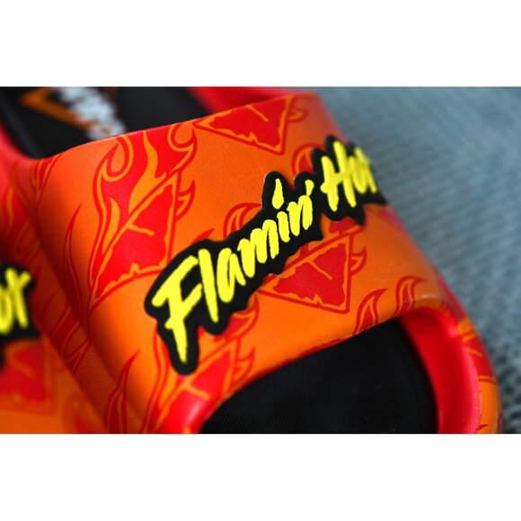 New! Size: 7 Men/8 Women | Doritos Flamin\' Hot Slip On Sandals / Slides main image 12
